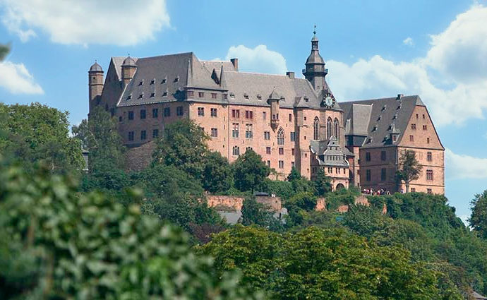 Marbuger Schloss - Wahrzeichen von Marburg