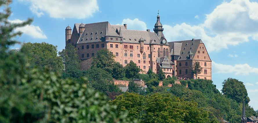 Marbuger Schloss - Wahrzeichen von Marburg