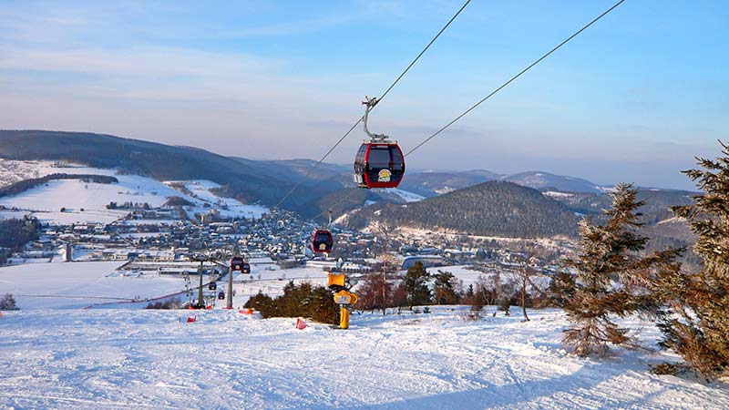 Winterurlaub im Hessischen Bergland - Skigebiet Willingen – Ettelsberg